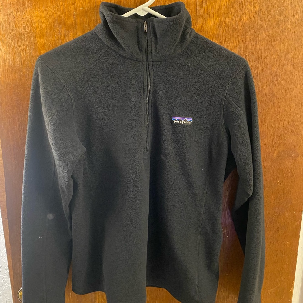 Patagonia Women's Black Quarter-Zip Fleece